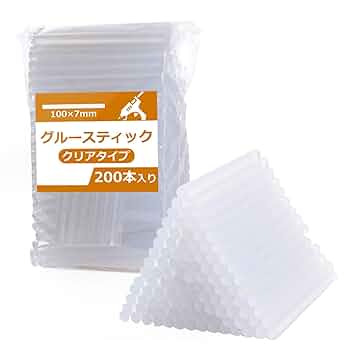 マイメロ グルーガン Amazon.co.jp: ホットグルースティック200個、15色ミニ